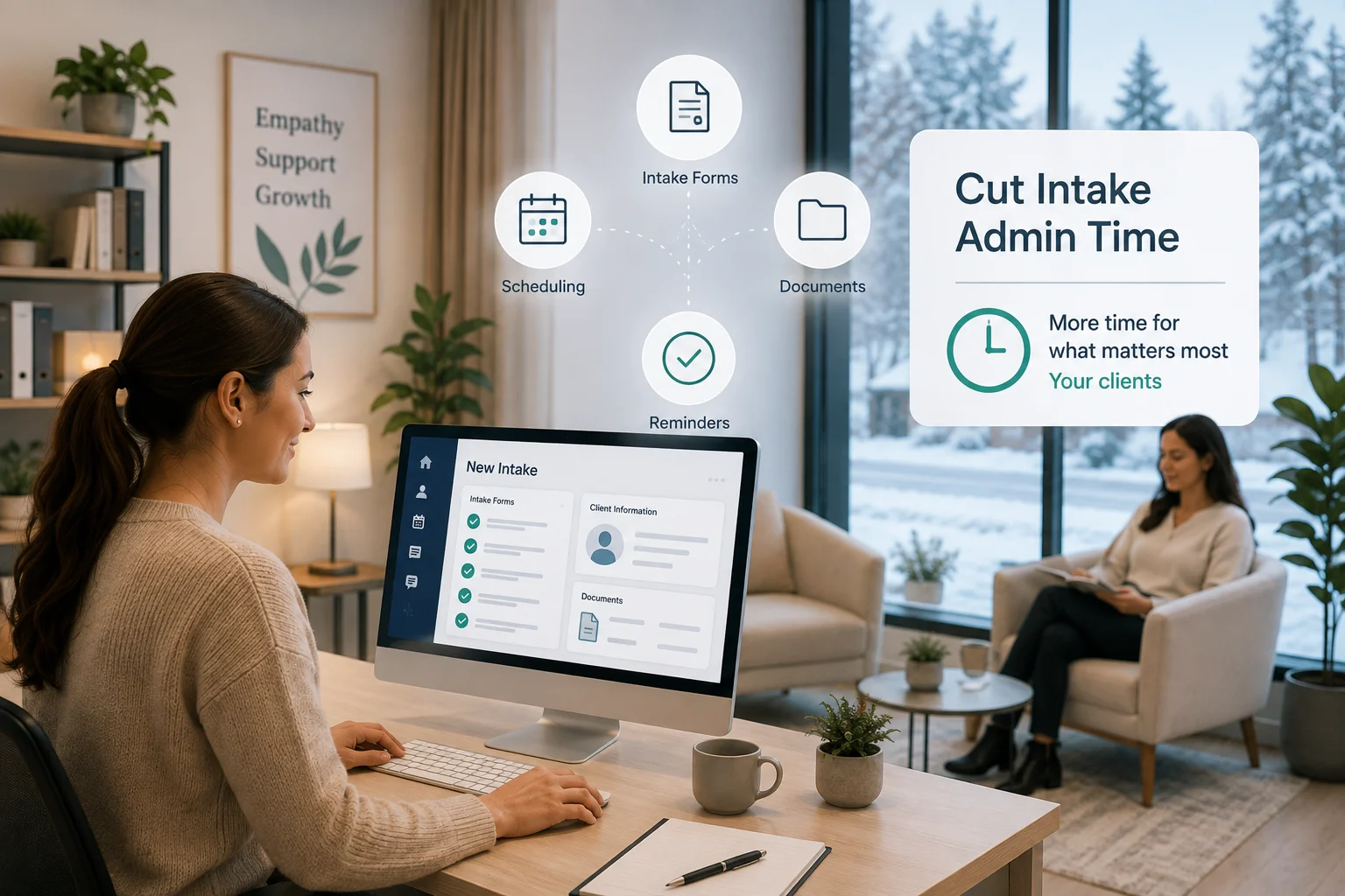 how counselling practices can cut intake admin time