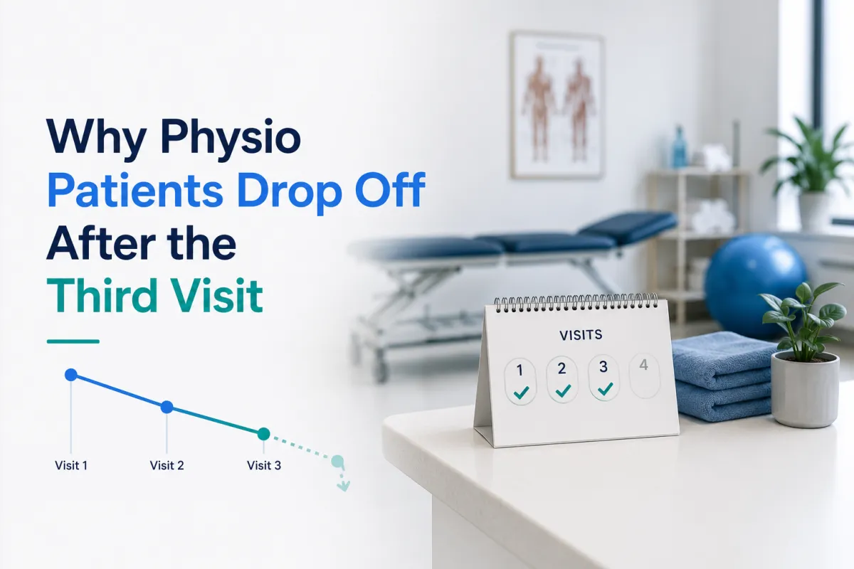 physio patient drop off after third visit