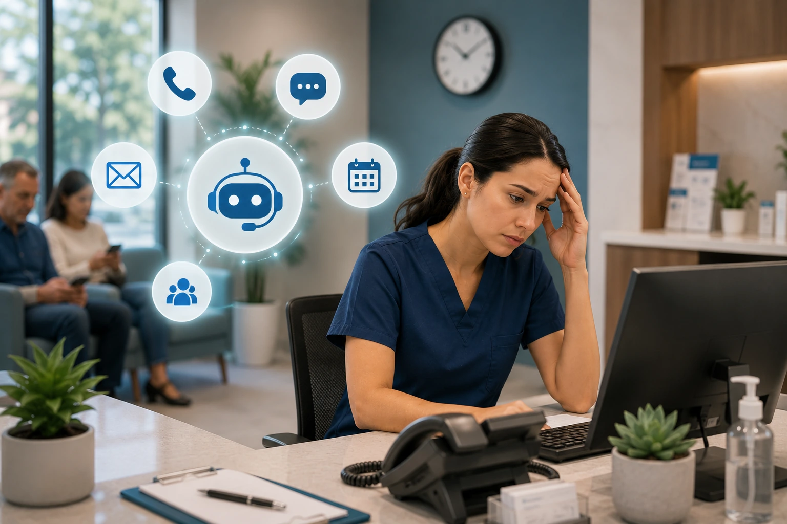 signs your clinic needs ai receptionist